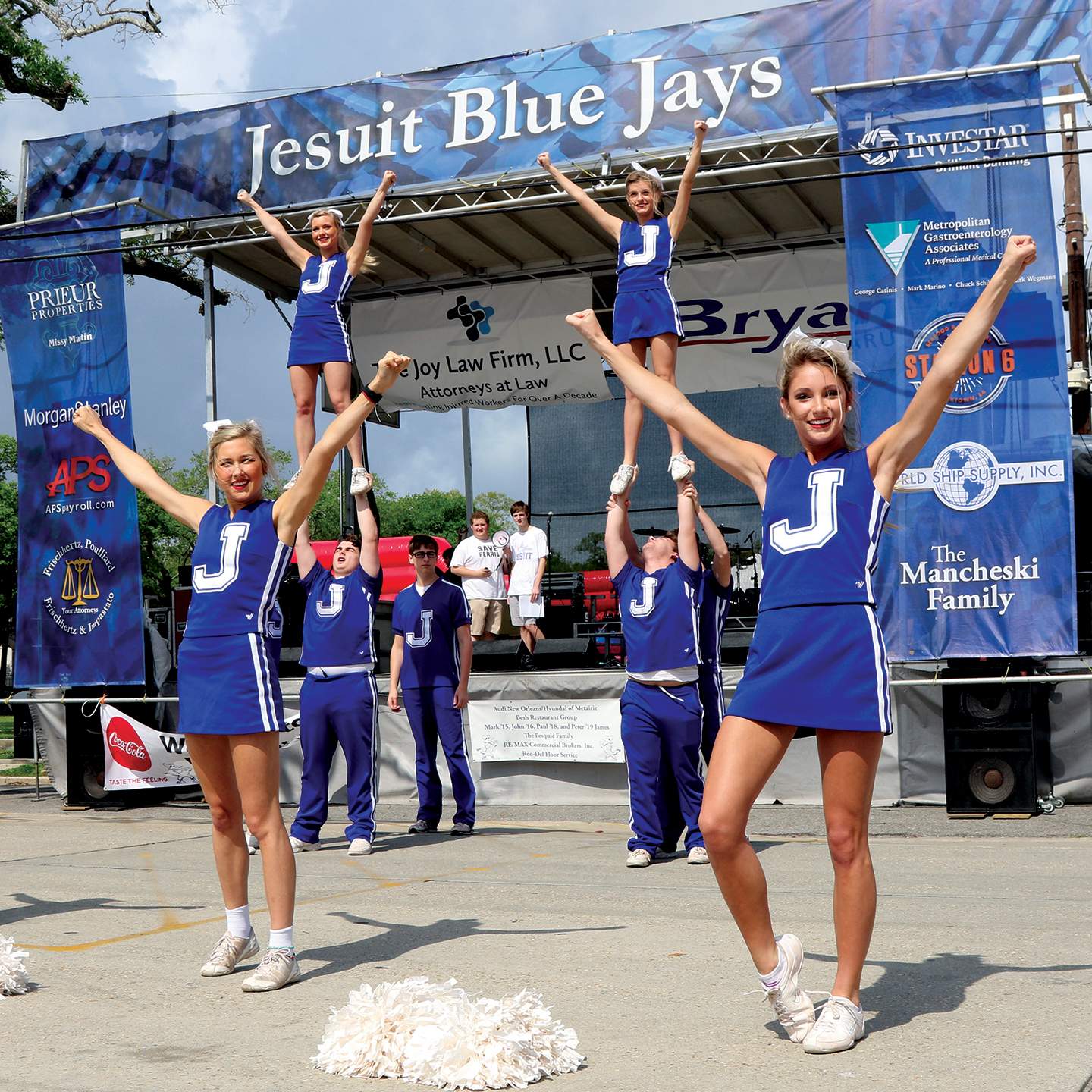 Jesuit Bazaar Stage Banner Jesuit Bazaar Stage Banner