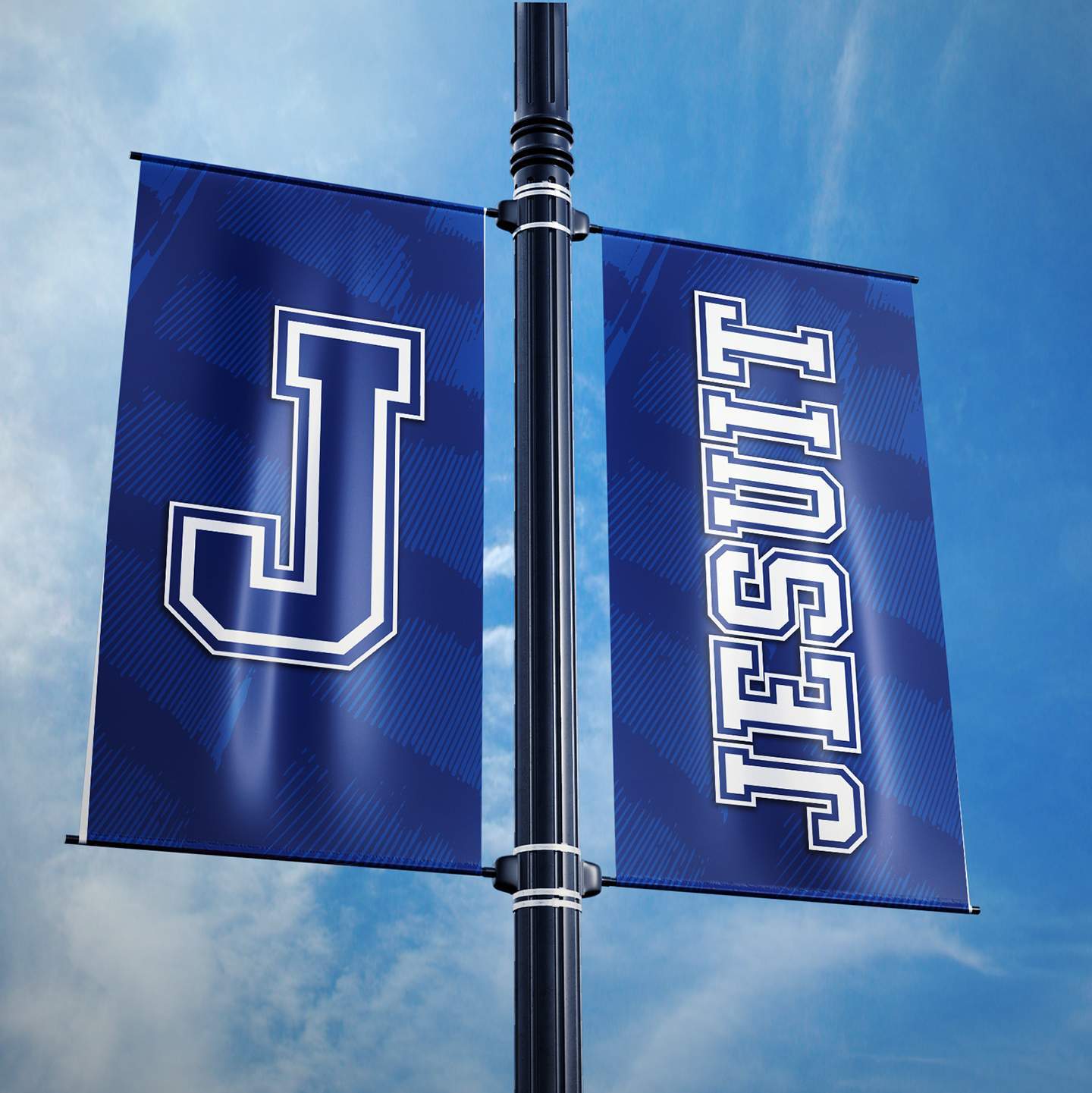 Jesuit Street Pole Banners Jesuit Street Pole Banners