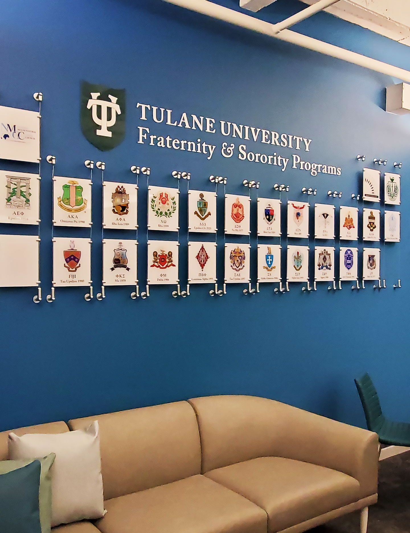 Tulane Greek Life Wall Art Tulane Greek Life Wall Art