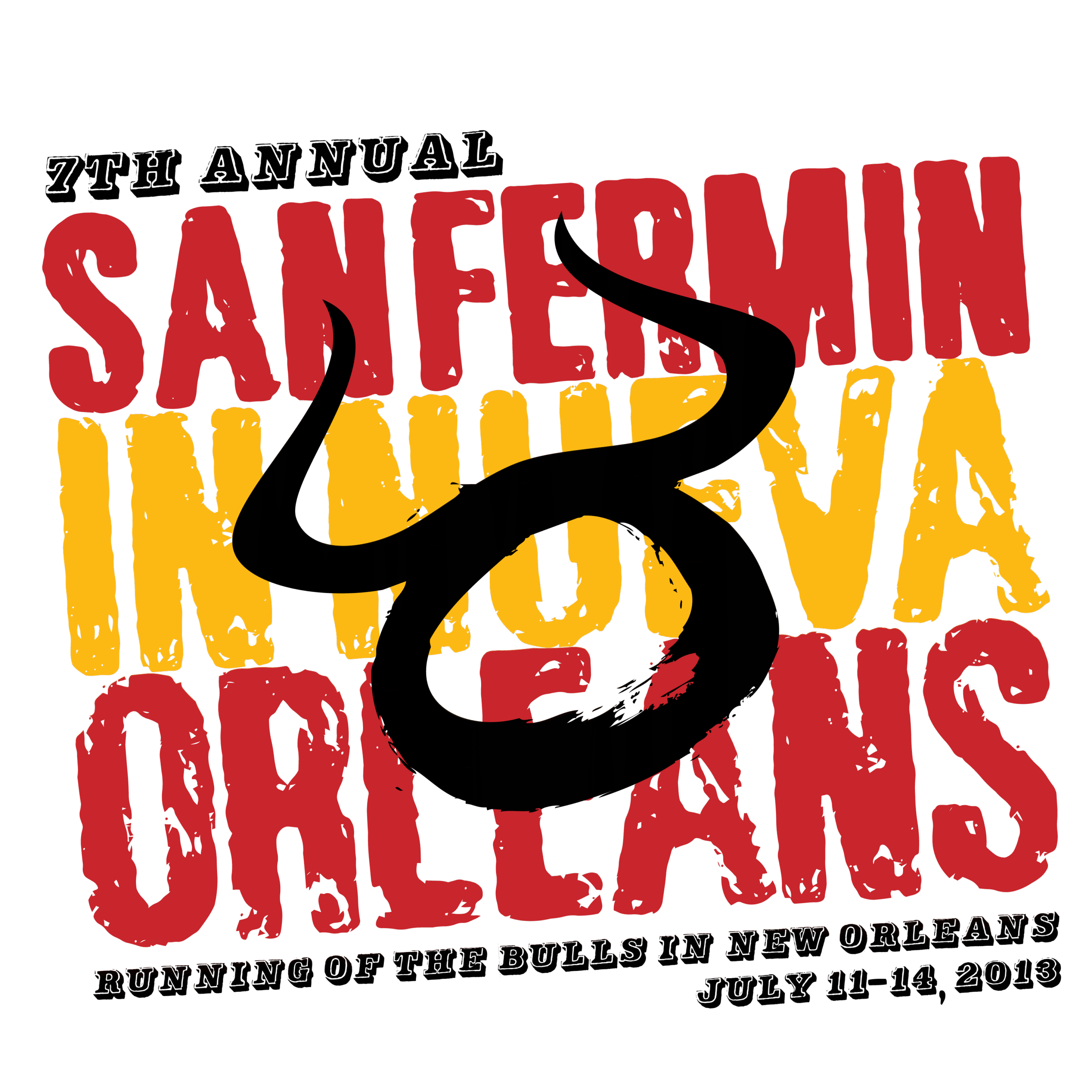 2013 Nola Bulls t-shirt design